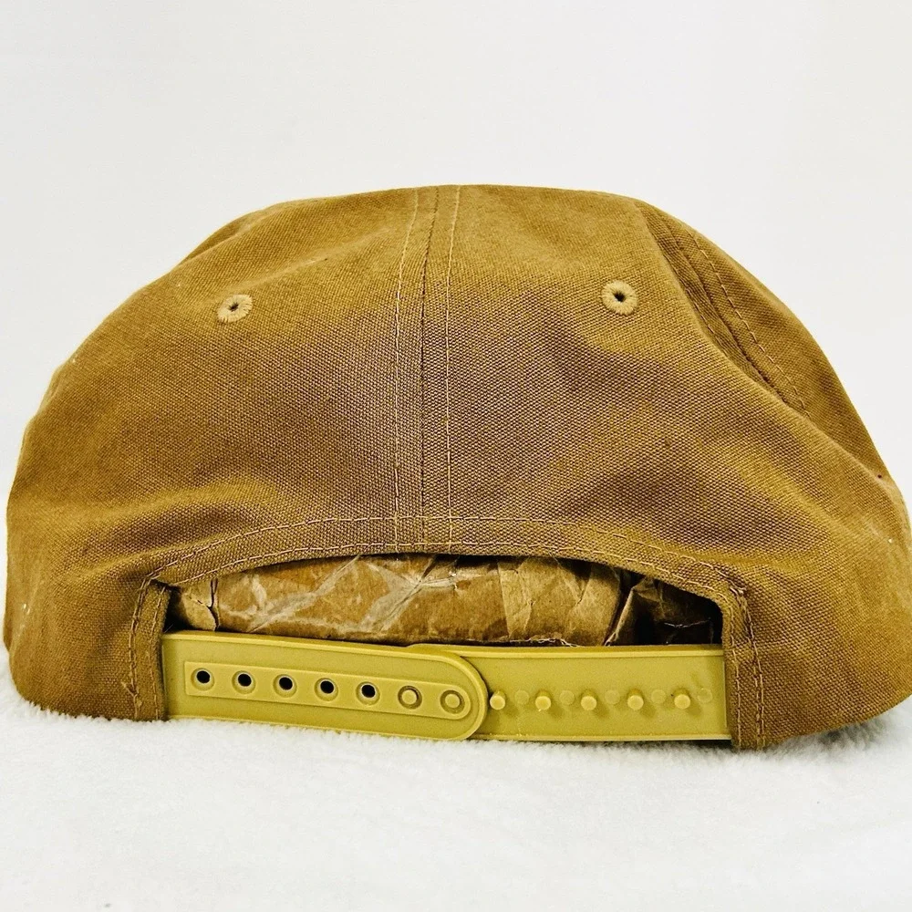 Volcom Stone Patch Logo Hat Cap Adjustable Snapback Brown Outdoors Sports Casual